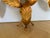 Hollywood Regency Gold-Colored Floral Brass Wall Lamp by Hans Kögl, 1960s For Sale - Image 11 of 14