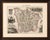 Original antique map of the French department of Nièvre, published in Paris around 1850 by the French cartographer...