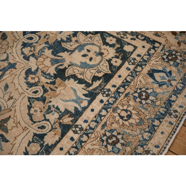 Sand Vintage Distressed Bakhtiari Carpet - 8'7" x 11'11" For Sale - Image 8 of 12