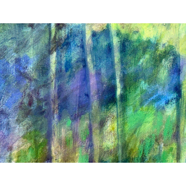 Textile J. R. Spring Breeze Acrylic on Canvas Painting For Sale - Image 7 of 12