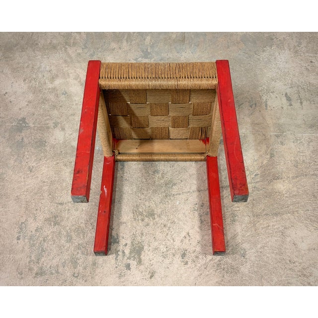 Wood Stool by Axel Larsson for Gemla, 1930s For Sale - Image 7 of 8