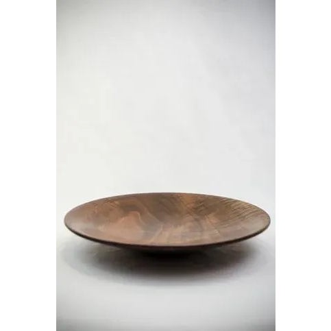Custom Walnut Plate "Canyon" For Sale - Image 4 of 4