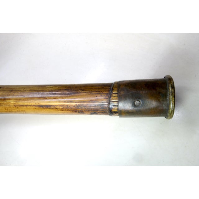 18" Tibetan Prayer Wheel W/Inner Scroll Inlaid Silver 19th Century Monastery Ritual For Sale - Image 10 of 18