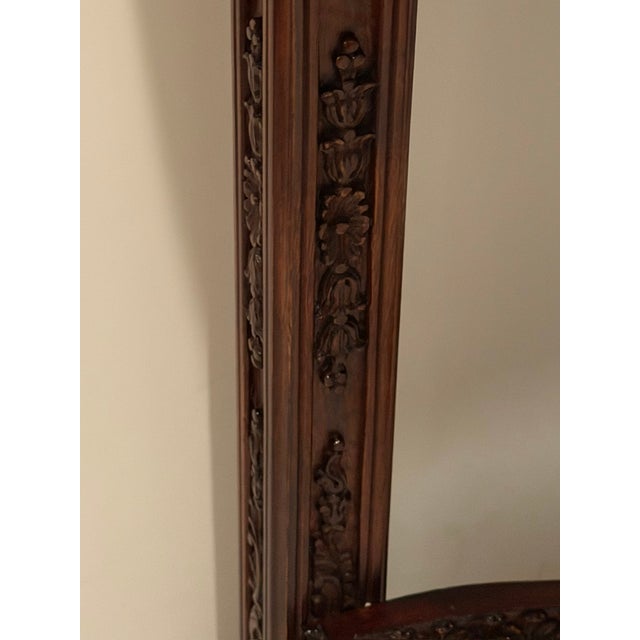 Italian Carved Wood & Onyx Highly Carved Console Table For Sale - Image 14 of 15