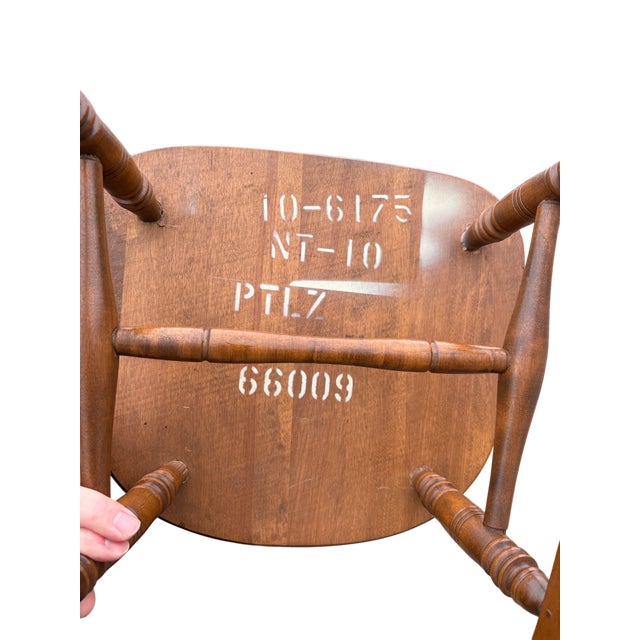 Mid 20th Century Ethan Allen Child Size Windsor Rocking Chair For Sale - Image 12 of 12