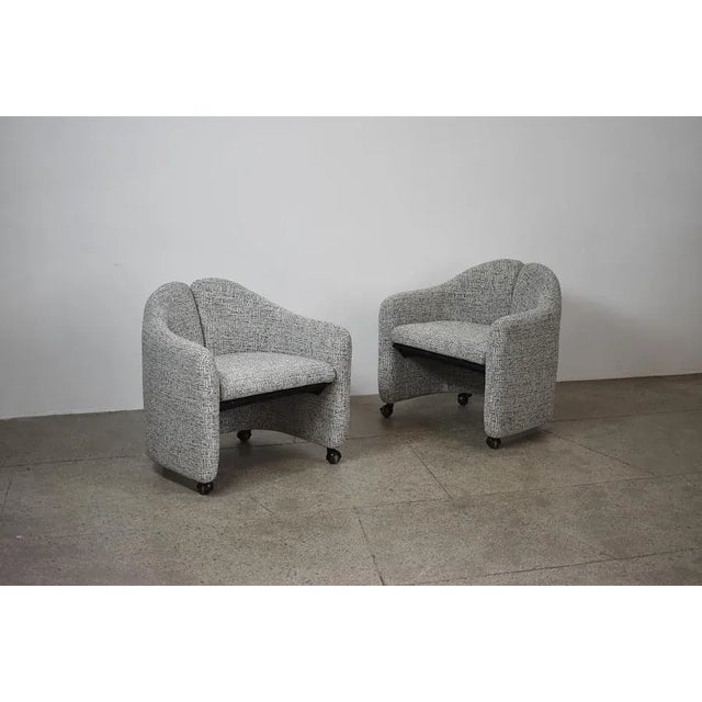 Set of PS142 Armchairs by Eugenio Gerli for Tecno, 1960s For Sale - Image 9 of 9