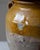 19th Century French Glazed Terracotta Jug with Ochre Yellow Glaze For Sale - Image 9 of 12