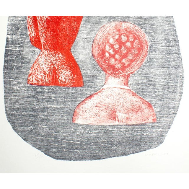 Modern Massimo Campigli, Women in Ischia Lithograph Edition of 125, 1952, Lithograph For Sale - Image 3 of 4