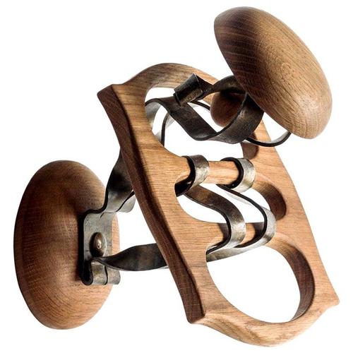 Wood Calvet Hanger in Wood and Metal by Antoni Gaudí For Sale - Image 7 of 7