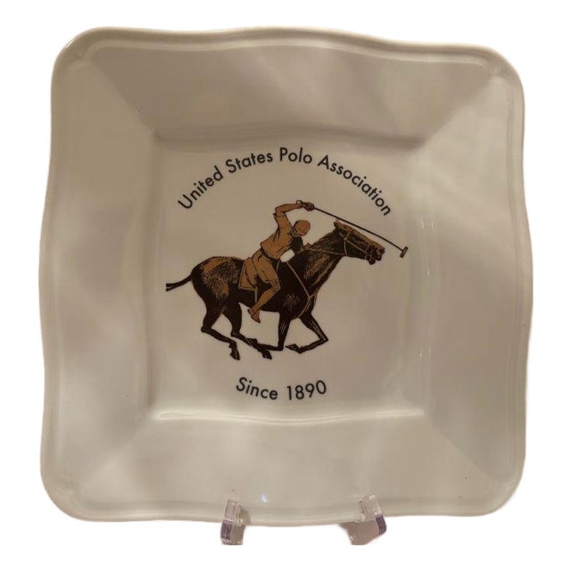 u.s. Polo Association Porcelain Platter For Sale