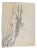 Mino Maccari, Nude, Pencil Drawing, Mid-20th Century For Sale