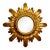 Vintage Italian Gilt Sunburst Mirror For Sale
