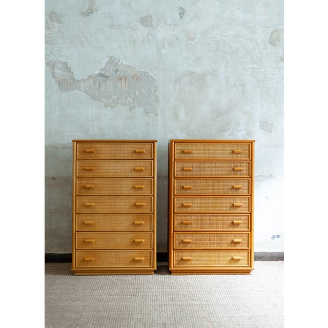 Bamboo and Wood Tallboys – Molto Editions Product details Dimensions: 73 L x 115 H x 41 P cm Entirely handcrafted in Italy.