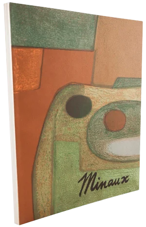 1967 Andre Minaux 'Andre Minaux: Sculptures and Lithographs' Modernism Green,Orange Book