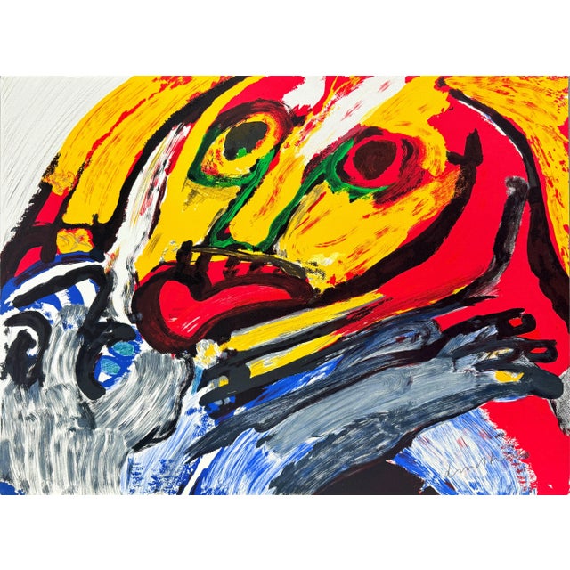 Bengt Lindström, L'homme et son chien, 1990, Lithograph For Sale