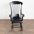 19th century Swedish child’s rocking chair, crafted in pine and finished in black paint. Traditional Swedish country...