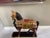 Folk Art Vintage Hand Carved Wooden Carousel Style Horse For Sale - Image 3 of 9