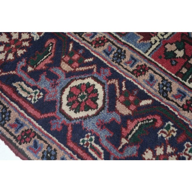 Vintage Heriz Rug 6'7'' x 9'8'' For Sale In New York - Image 6 of 10