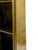 Vintage Edward Alden Brutalist Brass-Tone Metal Wall Curio Shelf Cabinet, Hong Kong, Signed For Sale - Image 11 of 17