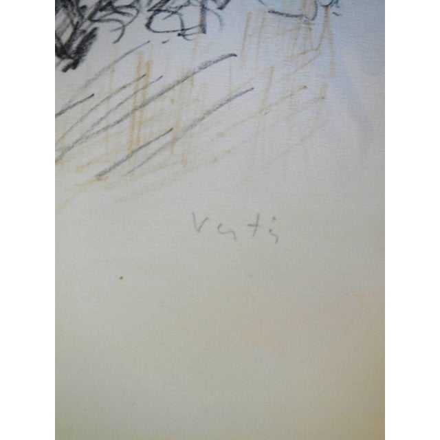 Post Impressionist Marcel Vertès, Circus Girl with Horses Lithograph with Hand Coloring For Sale - Image 3 of 3