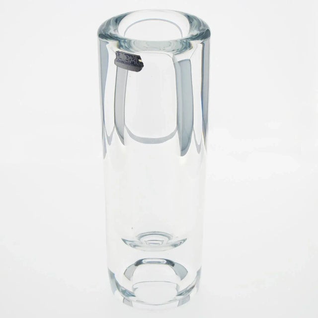 Transparent Daum by De Belroy Tall Crystal Tumbler Vase, Galaxie Collection For Sale - Image 8 of 8