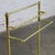 Hollywood Regency Late 20th Century Hollywood Regency Style Solid Brass Freestanding Towel Stand Triple Tiered Bars For Sale - Image 3 of 18