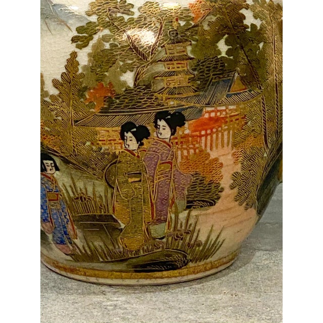 Circa 1880 Satsuma Tea Set, Japan For Sale In San Francisco - Image 6 of 11
