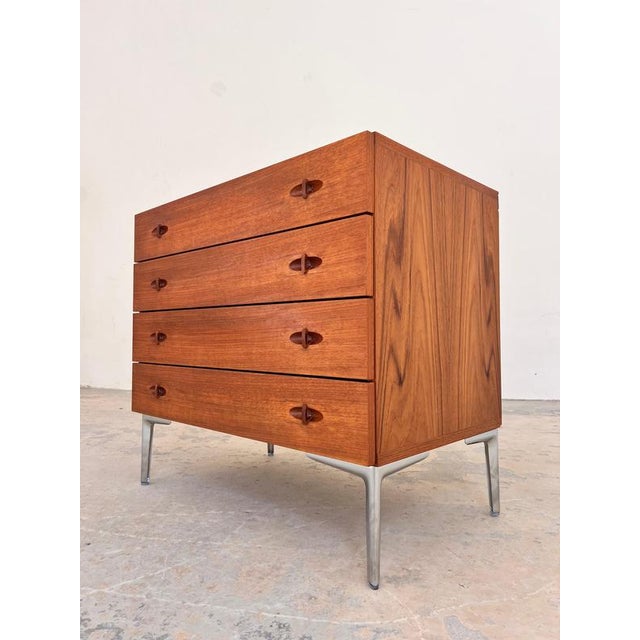 Teak Chest of Drawers by H. W. Klein for Bramin For Sale - Image 3 of 11