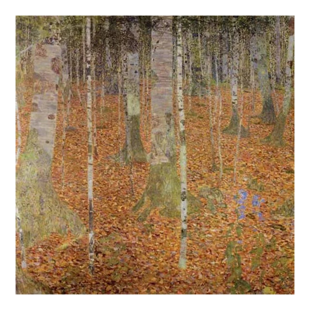 Gustav Klimt Birch Wood Limited Edition Giclee For Sale