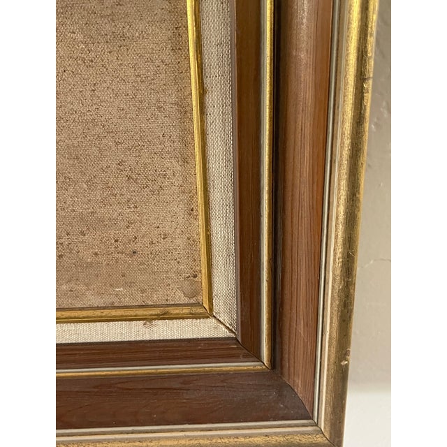 Vintage Farmhouse Large Oil Painting on Canvas by David W. Knowlton III For Sale - Image 4 of 6