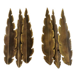 Brutalist Brass Wall Lamps, Svend Aage Holm Sørensen, 1960s Danish Design by Svend Aage Holm Sørensen for Holm Sørensen & Co, Set of 2 For Sale
