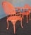 Vintage 1950s Swan-Themed Wrought Iron Patio Set – American Foundry, Attributed For Sale - Image 4 of 12