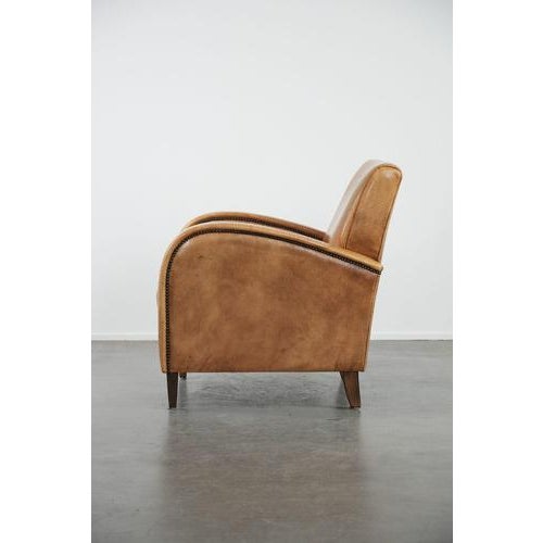 1990s English Armchair in Cowhide For Sale - Image 5 of 13