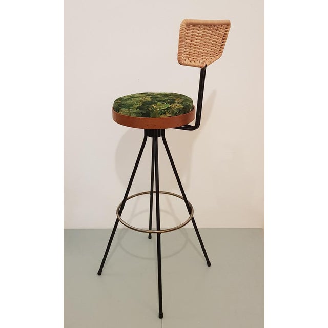 1950s Set of Bar Stools by Herta Maria Witzemann for Erwin Behr For Sale - Image 5 of 13