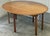 English Vintage Wright Table Company English Gateleg Yew Wood Drop Leaf Dining Table For Sale - Image 3 of 9