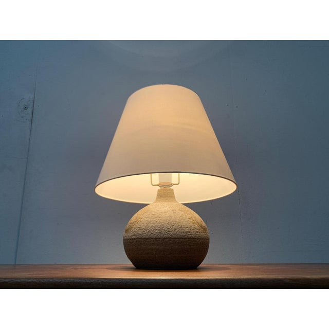 Mid-Century Danish Stoneware Table Lamp from Søholm, 1960s, in Very Good conditions. Designed 1960 to 1969 This piece has...