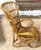 Wood Pair of Italian Mid-Century Rattan High-Back Lounge Chairs, Style Franco Albini For Sale - Image 7 of 11
