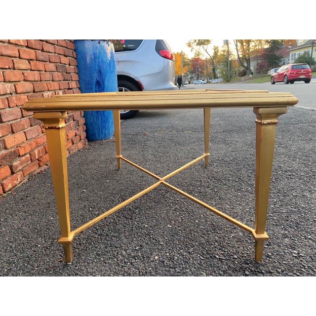 Gold Metal Coffee Table Chairish