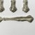 1940s Vintage Hollywood Regency English Chippendale Silverplate Butter Knives- Set of 5. For Sale - Image 10 of 11