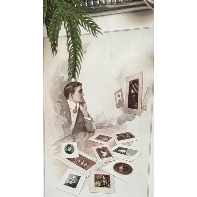 1990s Large Pewter Picture Frame. For Sale - Image 9 of 10