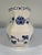 Small Chinoiserie Blue and White Hand Painted Vase For Sale - Image 11 of 11