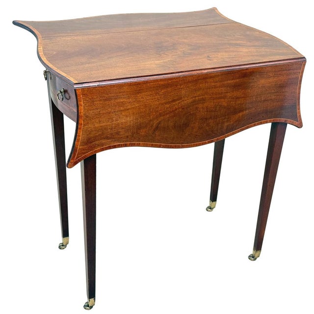 Late 18th Century Georgian Hepplewhite Baby Pembroke Table, 1780 For Sale - Image 5 of 14