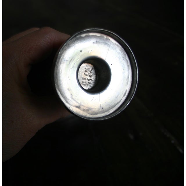 Vintage Danish Pewter Candleholder from Jyde Kunst, 1960s For Sale - Image 11 of 16