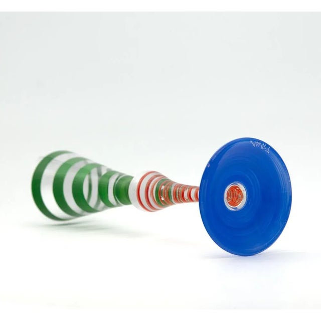 Clown Champagne Flutes by Anne Nilsson for Orrefors, Sweden, 1992, Set of 2 For Sale - Image 3 of 11