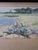 Vintage Mid Century Signed Impressionist Wc Painting Beach For Sale In Boston - Image 6 of 9