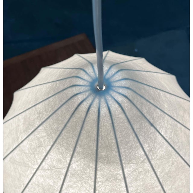 Mid-Century Modern Cocoon Pendant Lamp by Friedel Wauer for Goldkant Leuchten, 1960s For Sale - Image 13 of 18