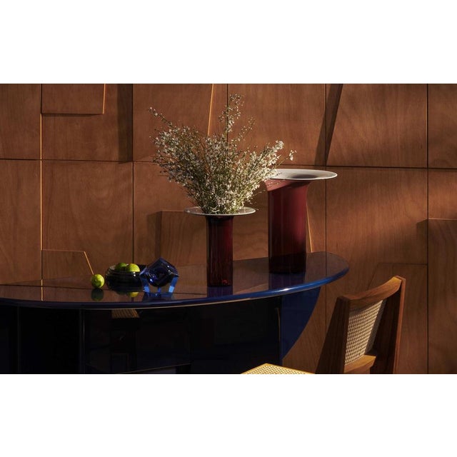 Vase in Hand-Blown Glass from Cassina For Sale - Image 9 of 11