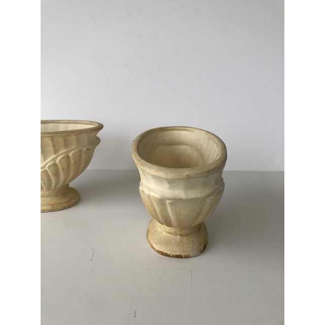 Haeger Haeger Fan Tulip Oval Planters - Set of 2 For Sale - Image 4 of 6