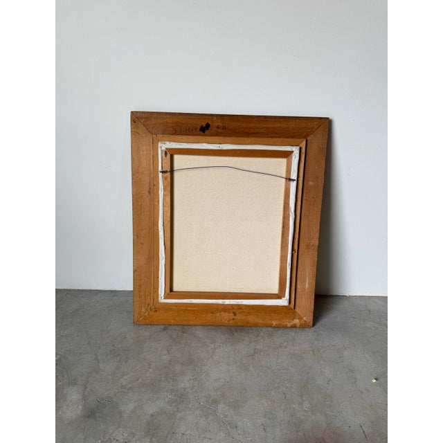 1970's Lazarte Nude Man Portrait Oil Painting, Framed For Sale - Image 12 of 12