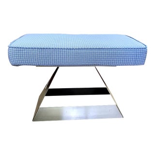 Steel Base Ottoman/Bench For Sale